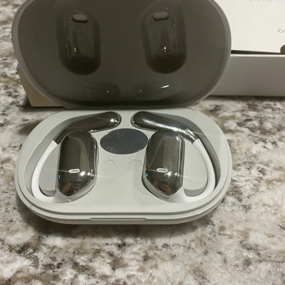 Silver True Wireless Earbuds